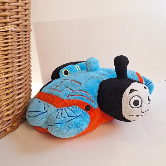 Thomas The Little Engine Plushie Friend Blue Orang Plush Toy Very Good Condition - Picture 2 of 5